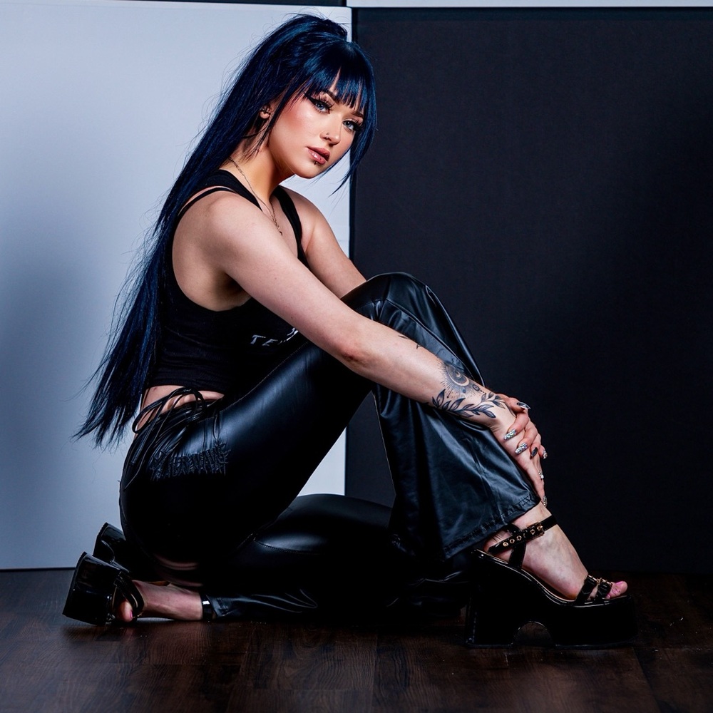 Darker Wavs Black Vegan Leather Pants